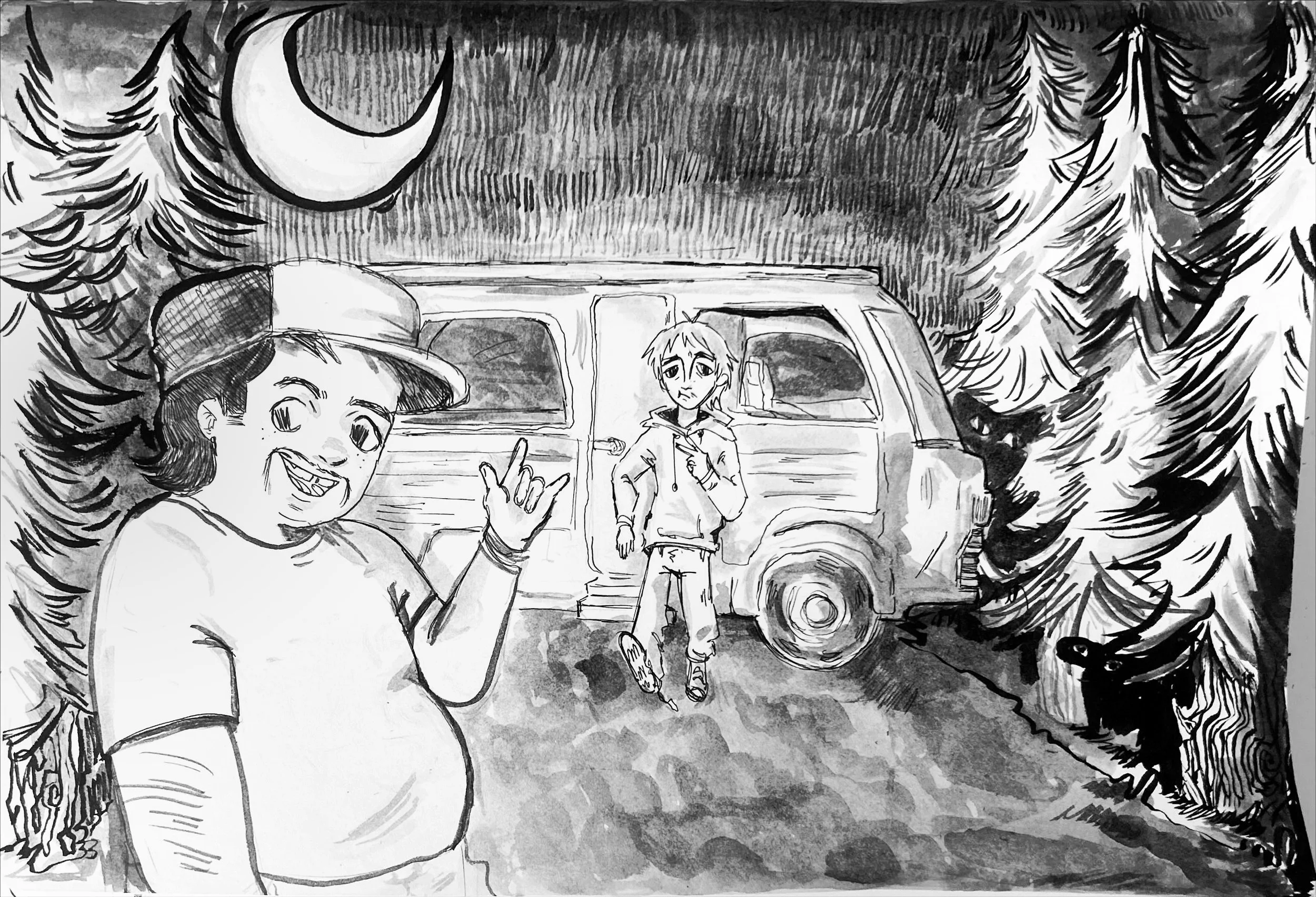 Chris & Brodie: Two college dropouts travel to different campuses and get into paranormal trouble.