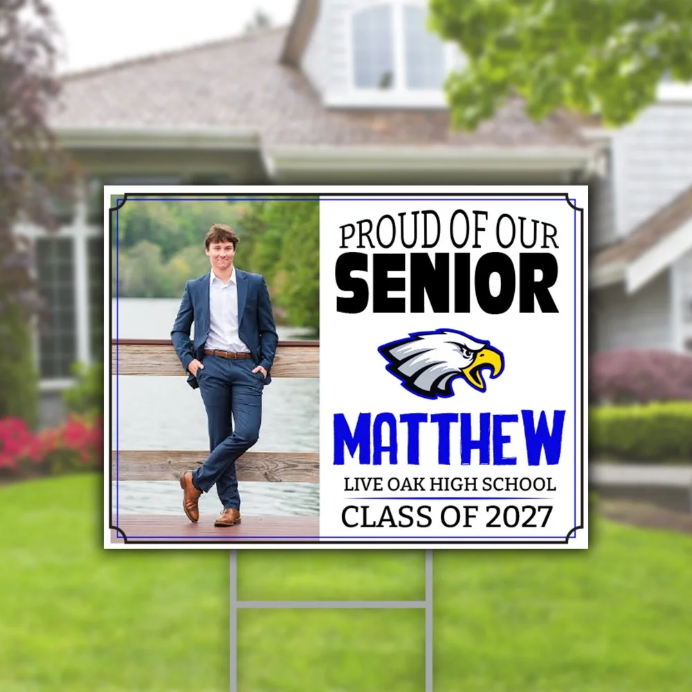 Custom Senior Graduation Yard Sign | 01