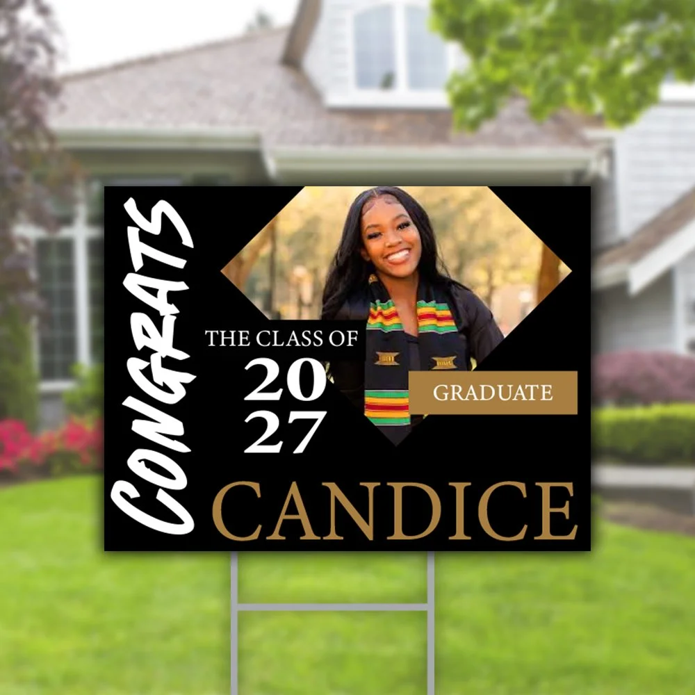 Custom Senior Graduation Yard Sign | 004