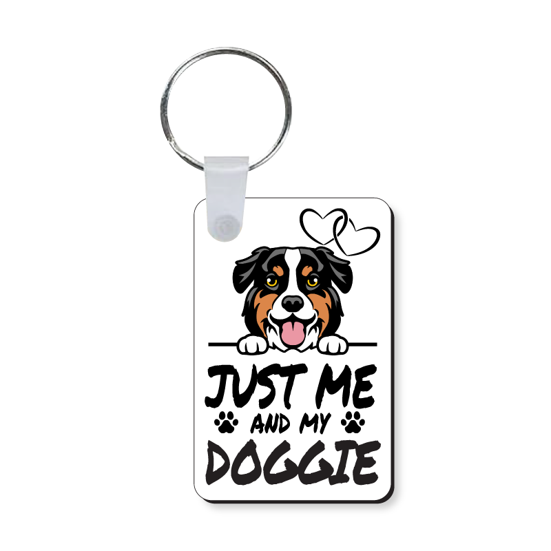 Just Me and My Doggie Lightweight Key Chain