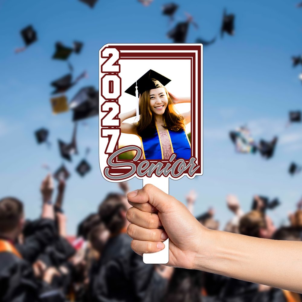 2027 Senior with Picture Plastic Hand-Fans | 05