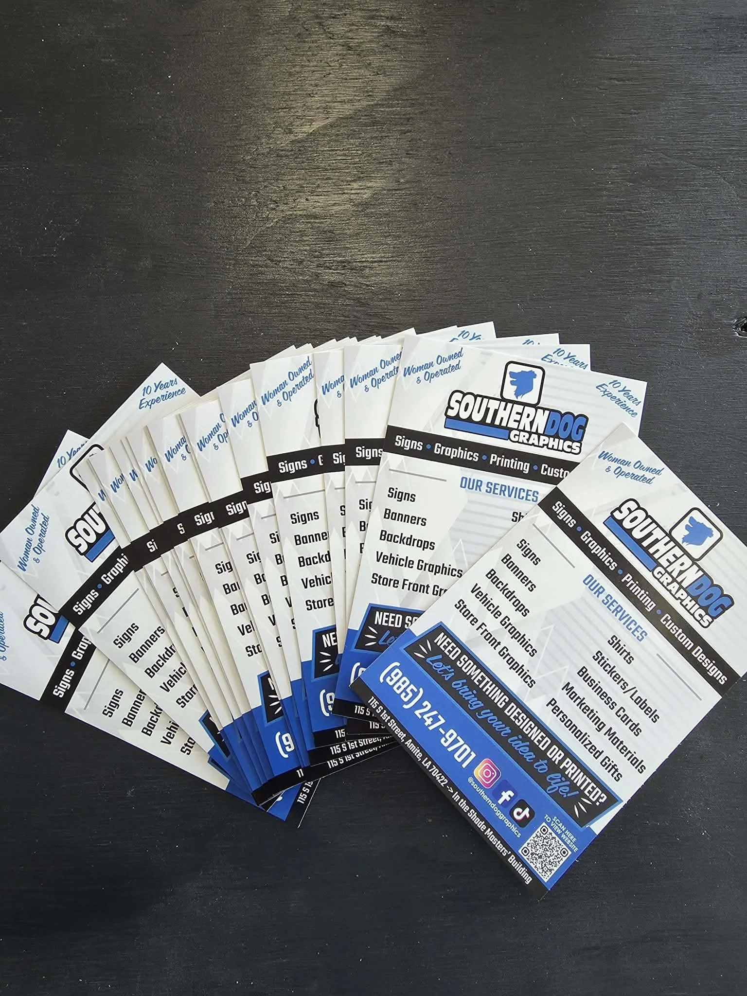 High quality 16pt 4x6 flyers