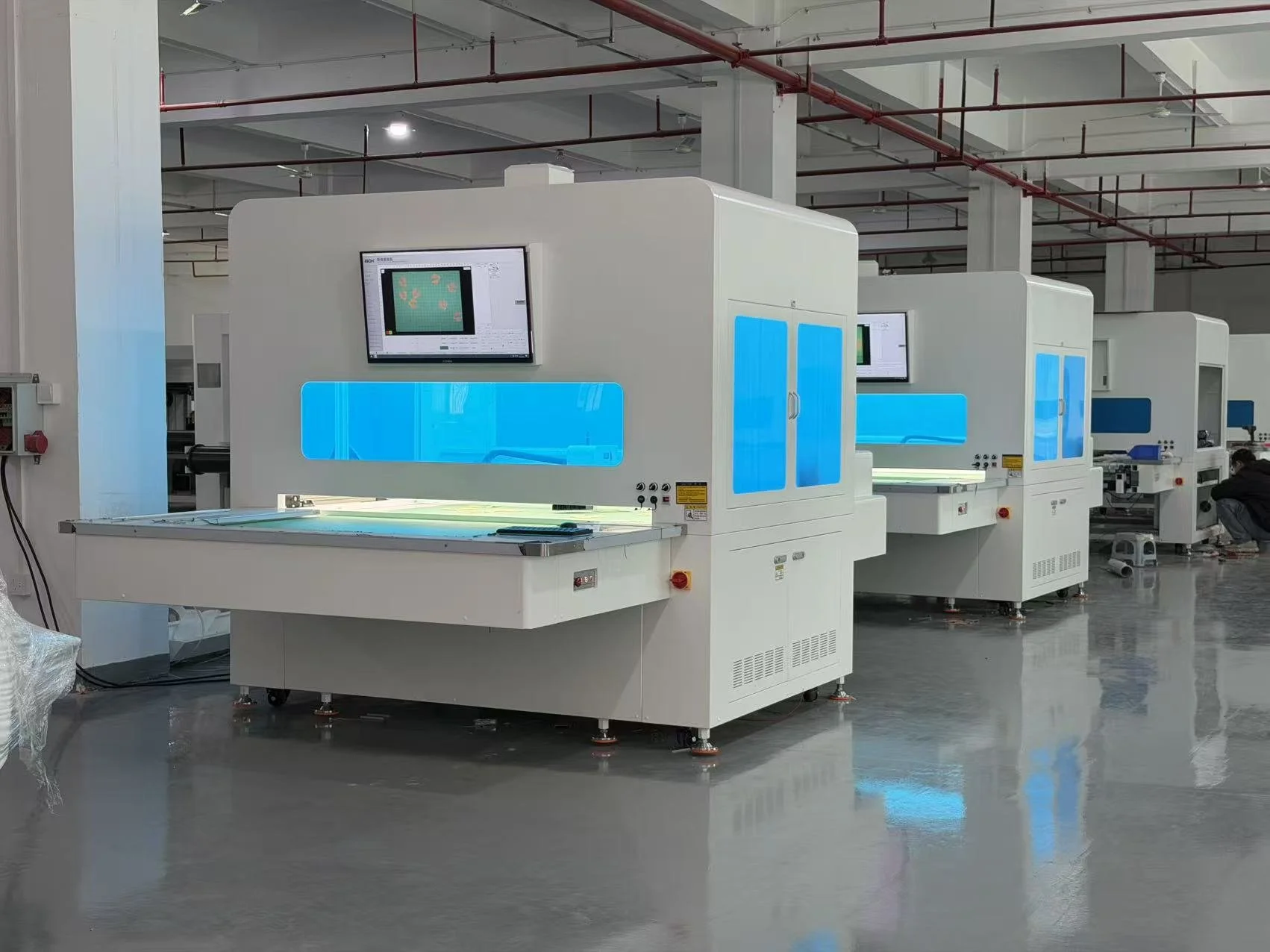 Shoe marking machine production line.jpg