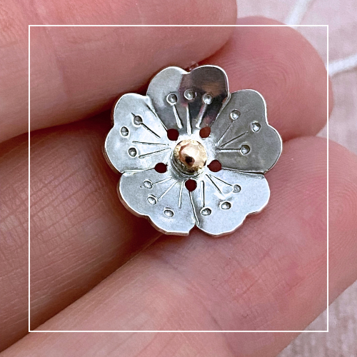 Stirling Silver flower bloom medium necklace Forged with Grace and Joy 1.png