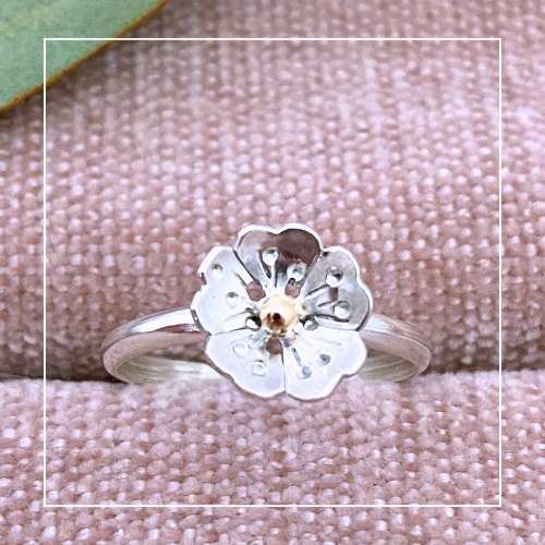 Stirling Silver flower bloom ring Forged with Grace and Joy 1.png
