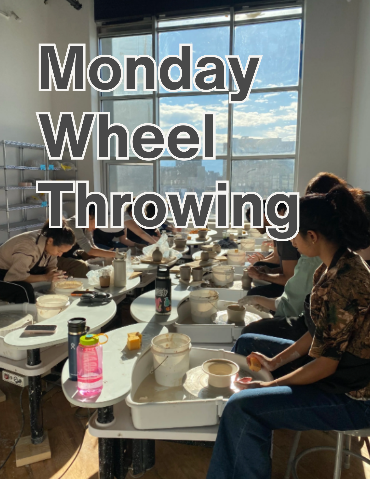 Fall Monday Wheel Throwing (All Levels)