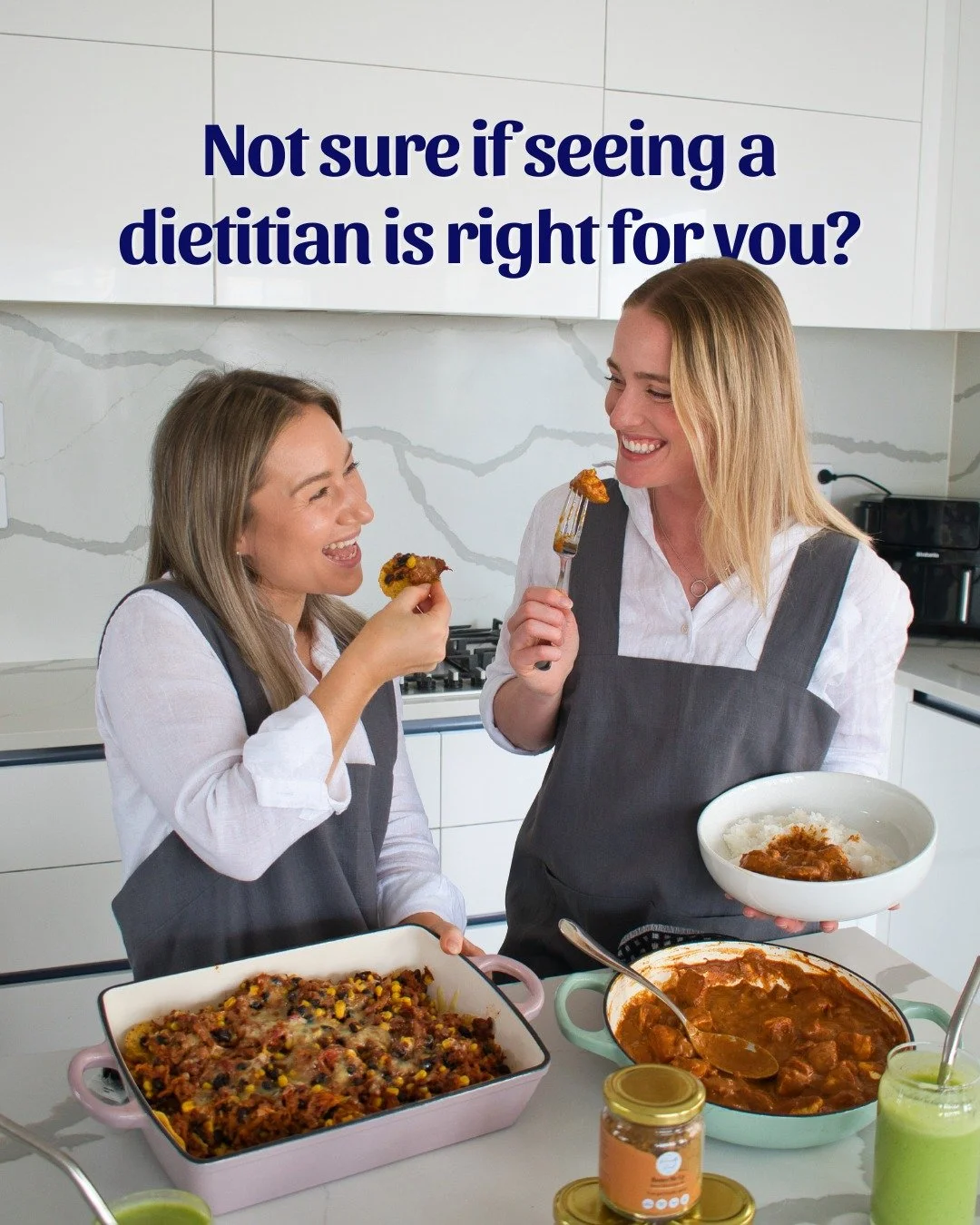 If you&rsquo;ve been living with gut symptoms and wondering &ldquo;is this just my life now?&rdquo;... it doesn&rsquo;t have to be!

Bianca and Kelsey are NZ registered, Monash FODMAP trained Dietitians. They will work with you one-to-one, to provide