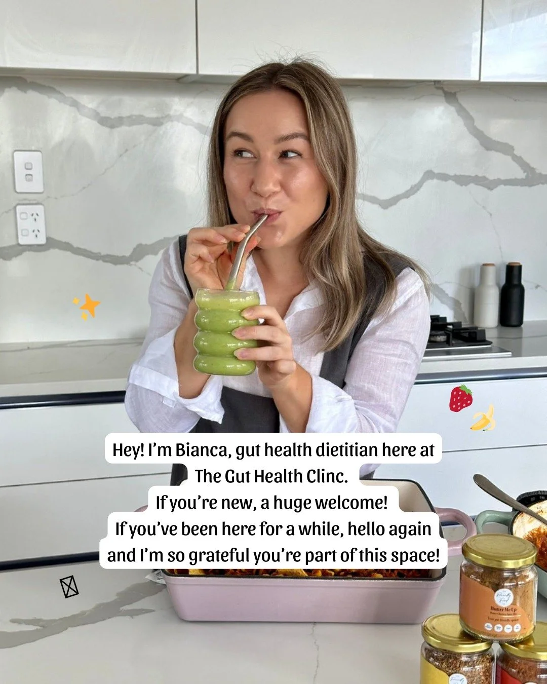 ✨ Hi, I&rsquo;m Bianca, your Gut Health Dietitian ✨

I thought I&rsquo;d take a moment to properly introduce myself&hellip;

I&rsquo;m Bianca, Dietitian here at The Gut Health Clinic. I&rsquo;m based in Auckland, New Zealand, but thanks to virtual co