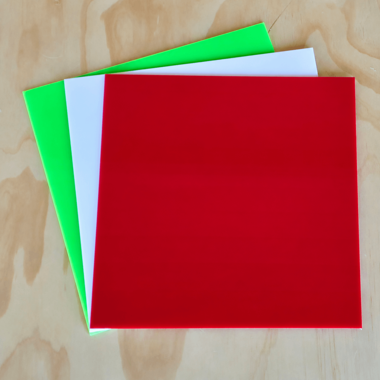 Christmas Magic 3-Pack of Cast Acrylic Sheets