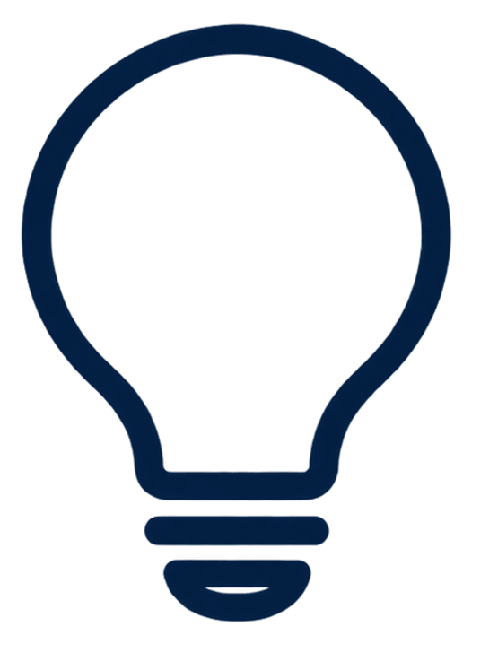 a light icon showing our palettes unique and work well together