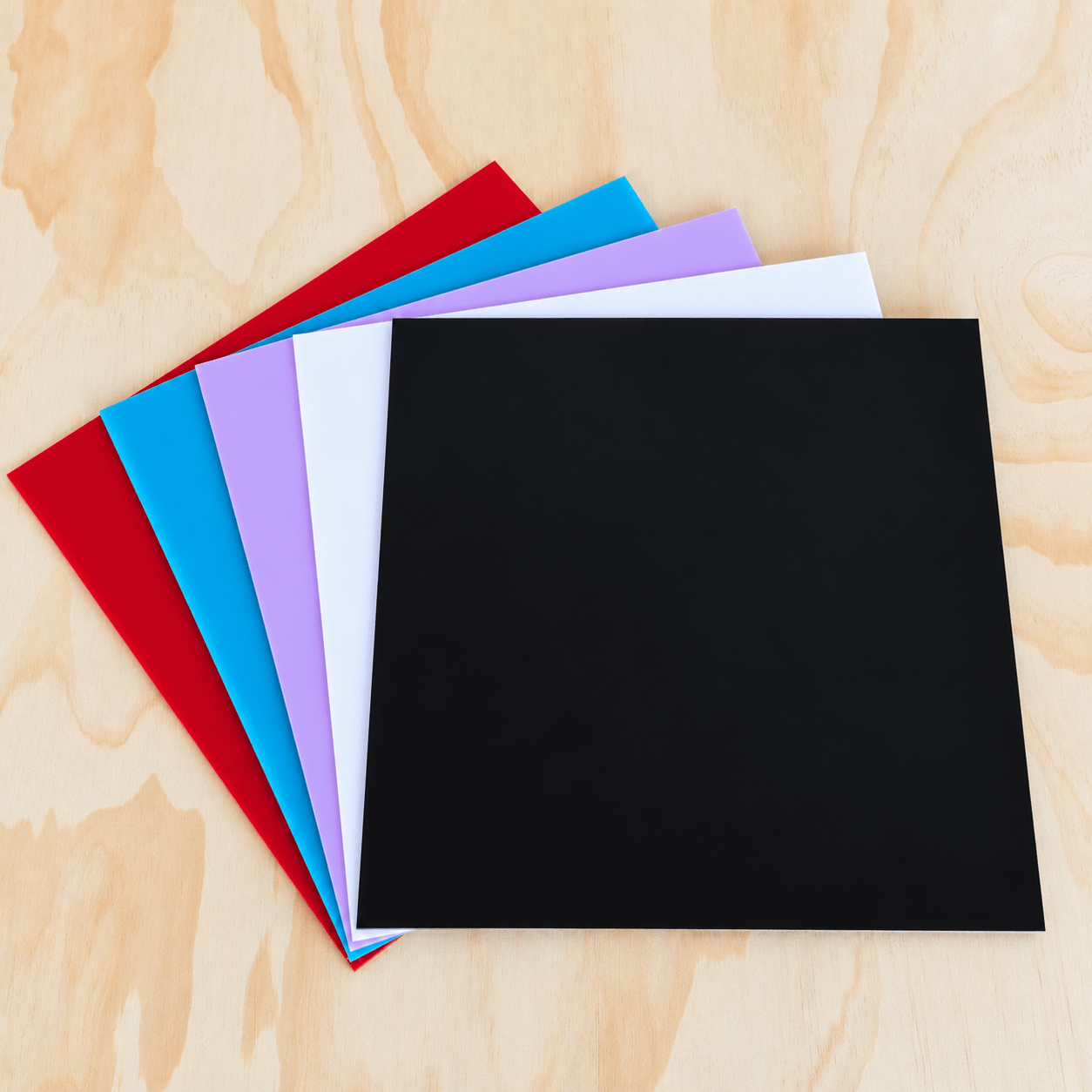 Modern Elegance 5-Pack of Cast Acrylic Sheets