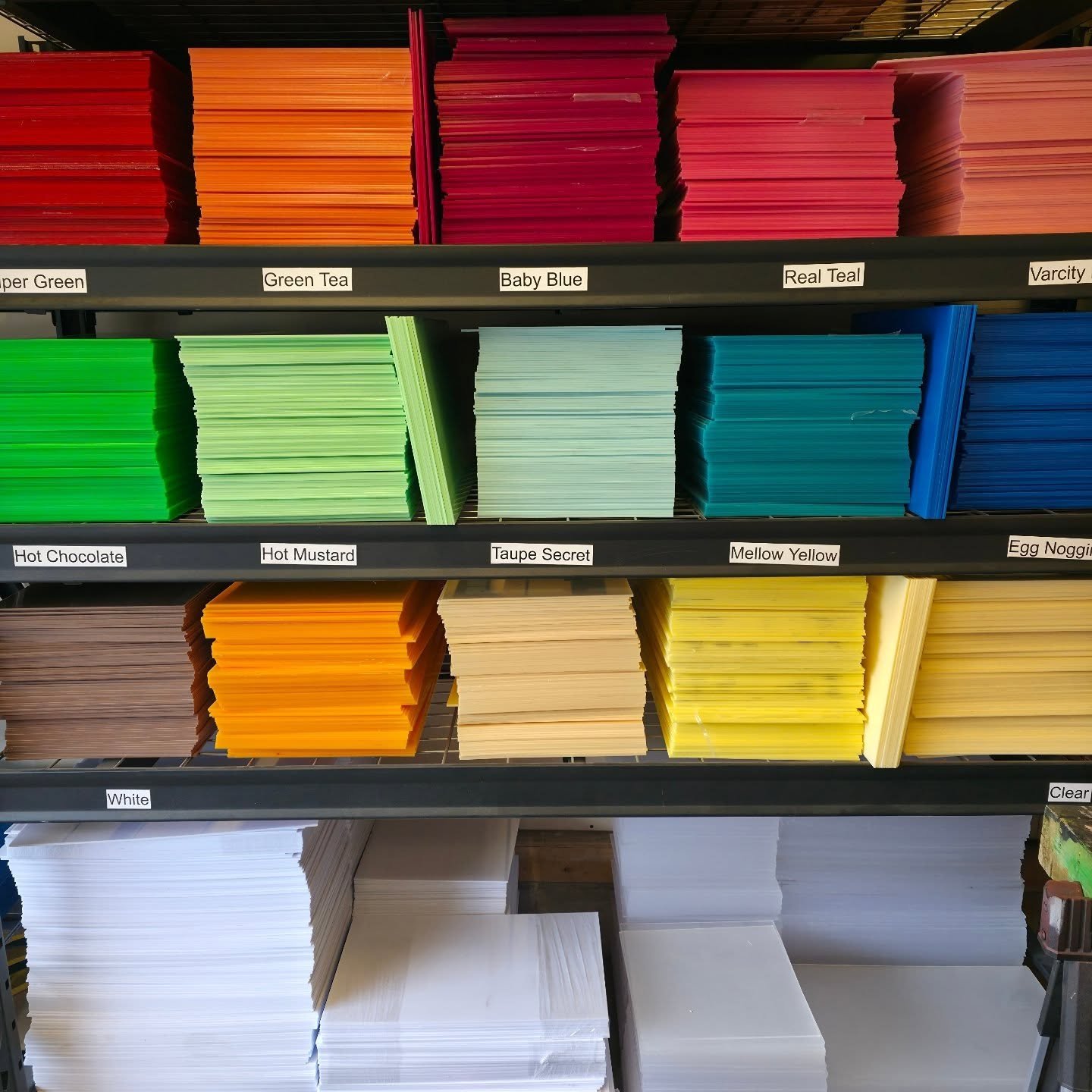 Can you craft with all the colours of a rainbow? 3mm virgin cast PMMA Acrylic. Low odor, laser ready RoHS compliant. The best crafting acrylic in Canada
