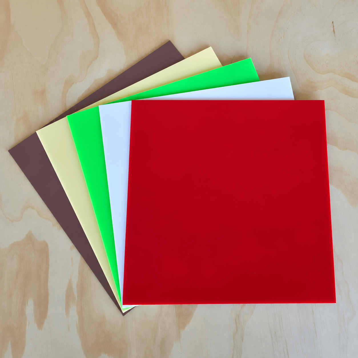 Christmas Magic 5-Pack of Cast Acrylic Sheets