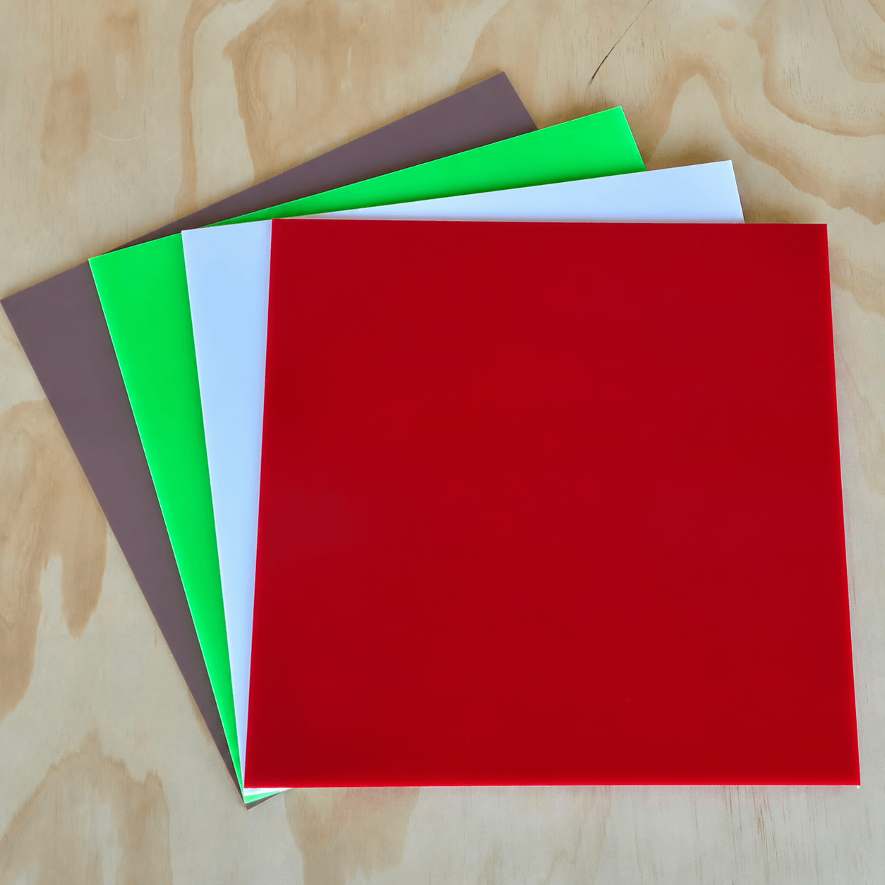 Christmas Magic 4-Pack of Cast Acrylic Sheets