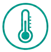 a temperature icon
