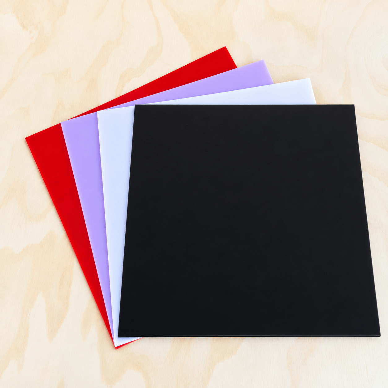 Modern Elegance 4-Pack of Cast Acrylic Sheets
