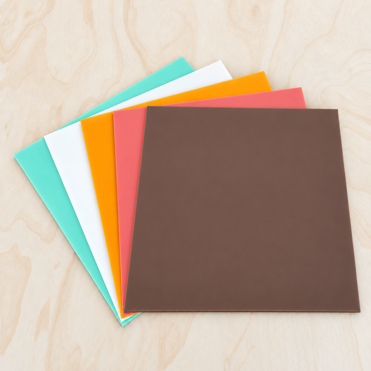 Rustic Warmth 5-Pack of Cast Acrylic Sheets