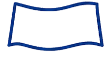 an icon showing warping acrylic from the heat