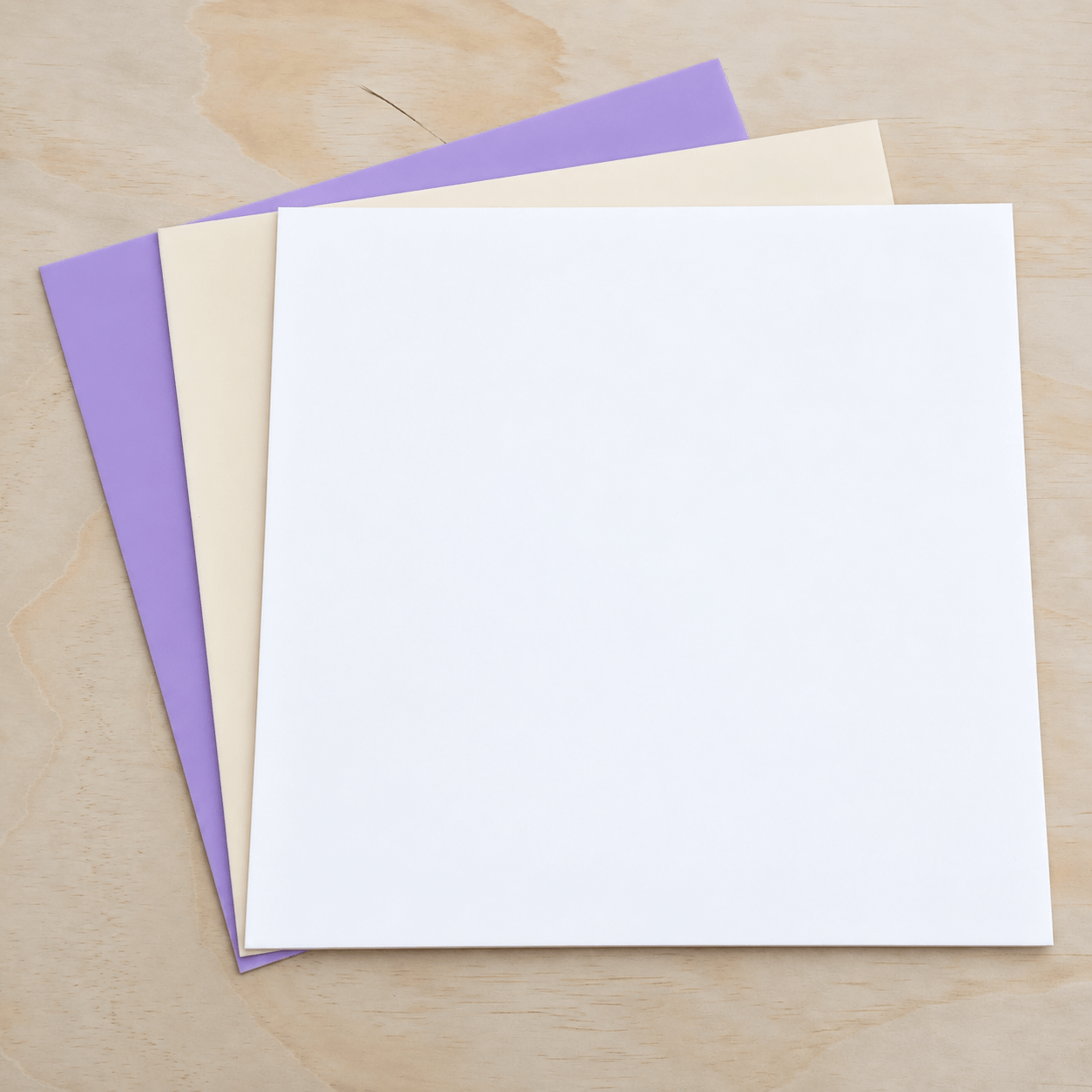 Wedding Day 3-Pack of Cast Acrylic Sheets