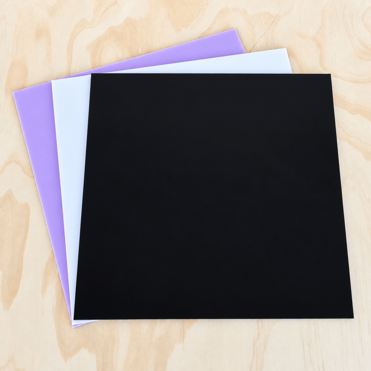Modern Elegance 3-Pack of Cast Acrylic Sheets