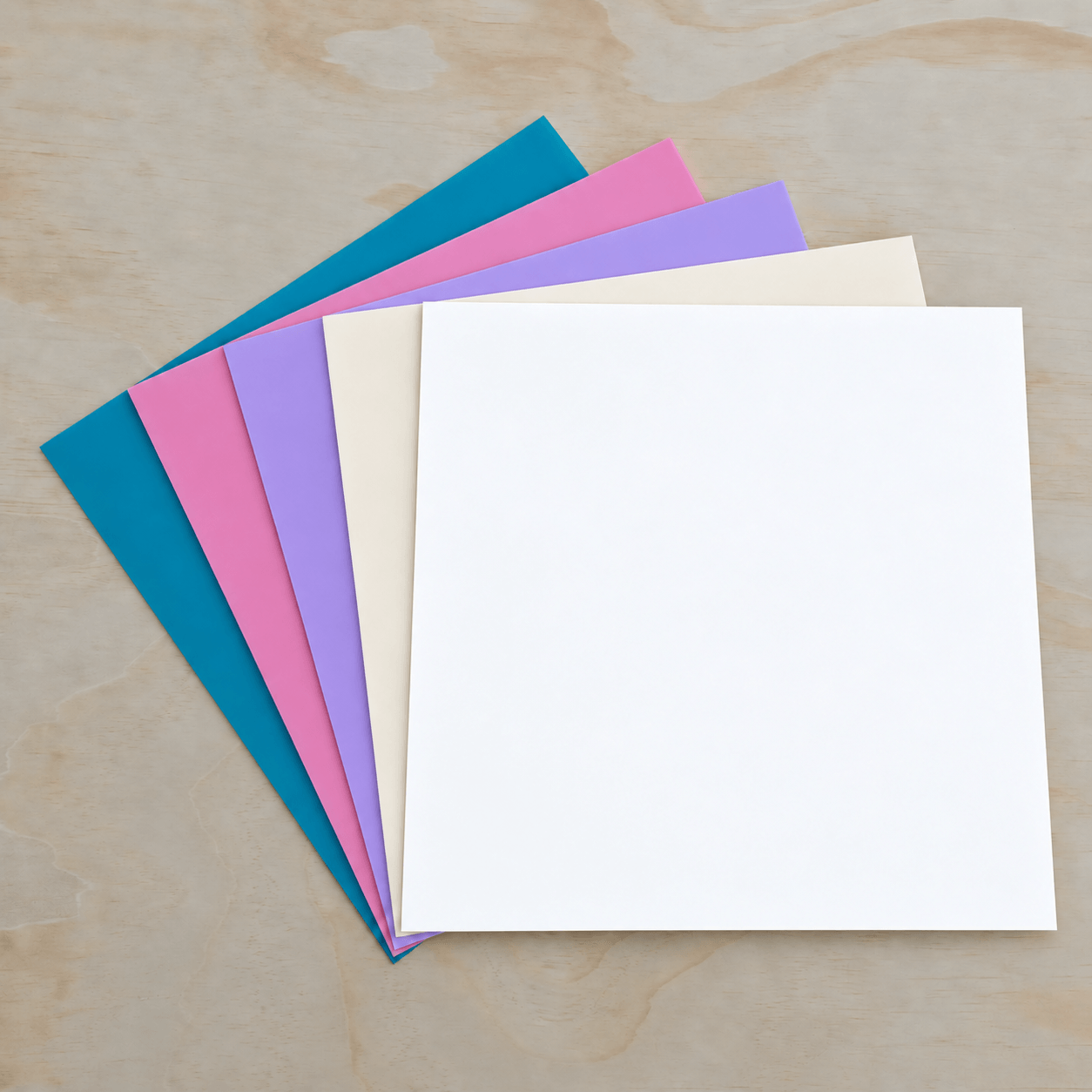 Wedding Day 5-Pack of Cast Acrylic Sheets