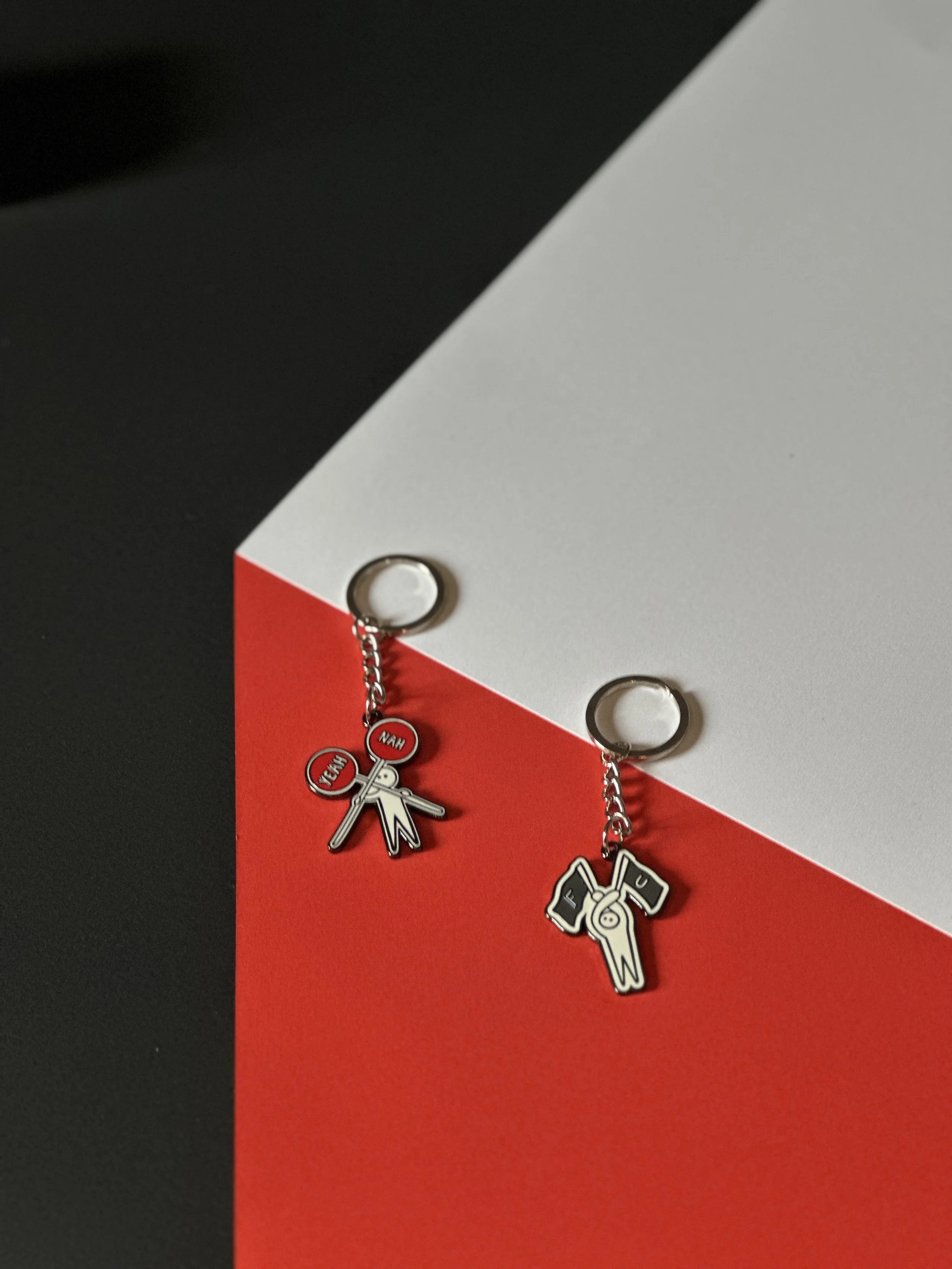 Hard Enamel Keychain
