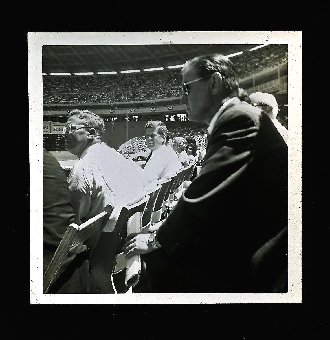 JFK at MLB All-Star Game July 10, 1962 
(I was twelve years old when I took this.)