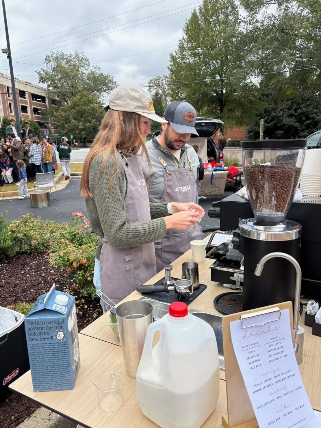 coffee cart winder