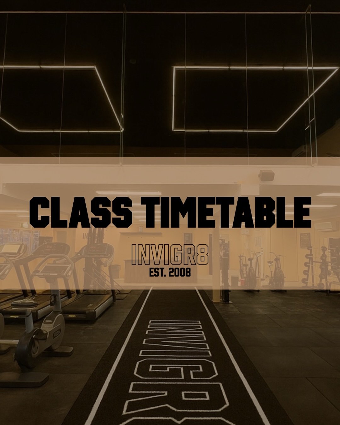 Check out our current group training timetable!