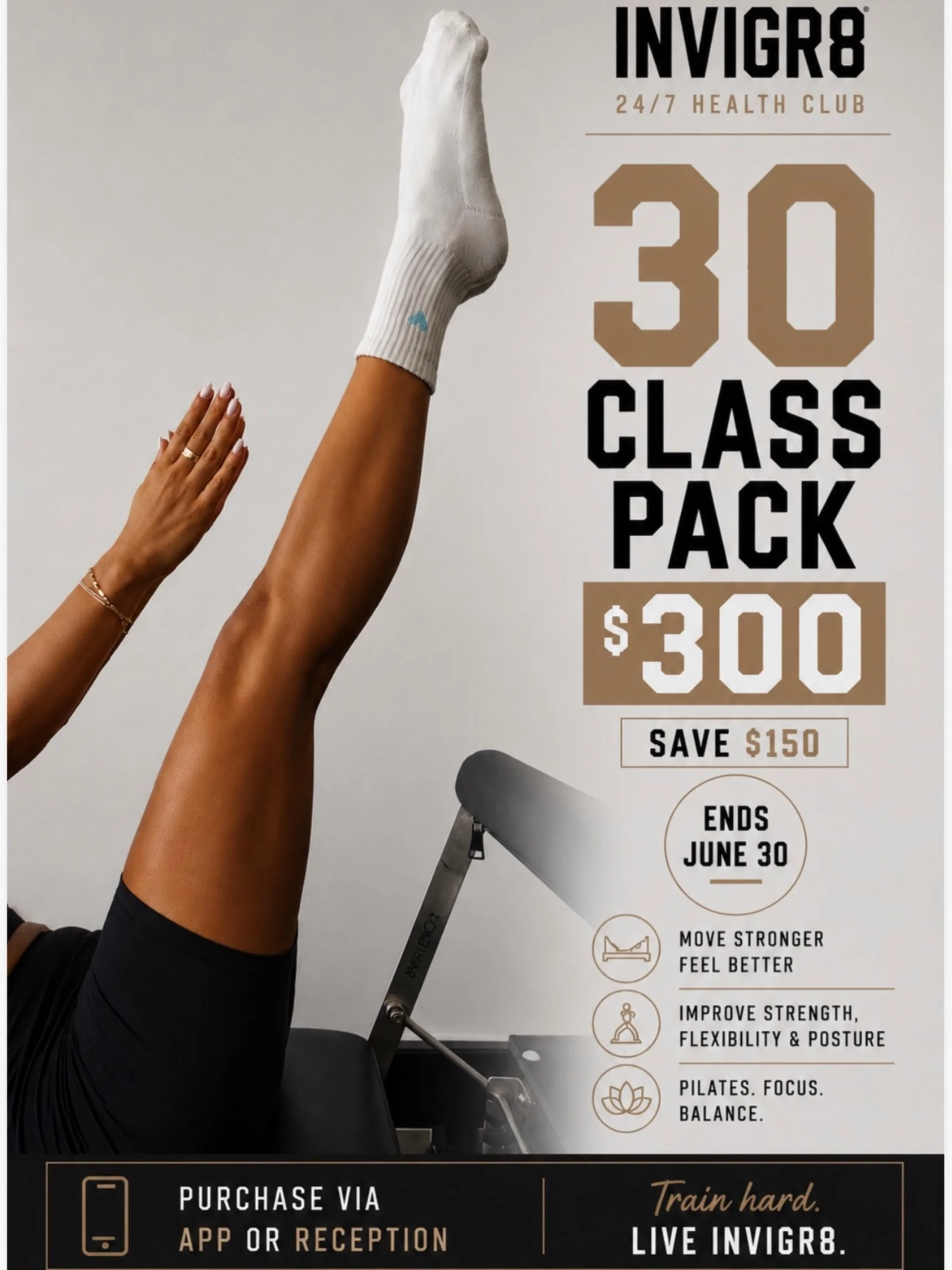 It&rsquo;s back!! But not for long ✨ Grab 30 Reformer Pilates classes for $300 - that&rsquo;s only $10 per class!!! The perfect way to beat the winter blues 🔥 | Available to purchase via the app or at reception.