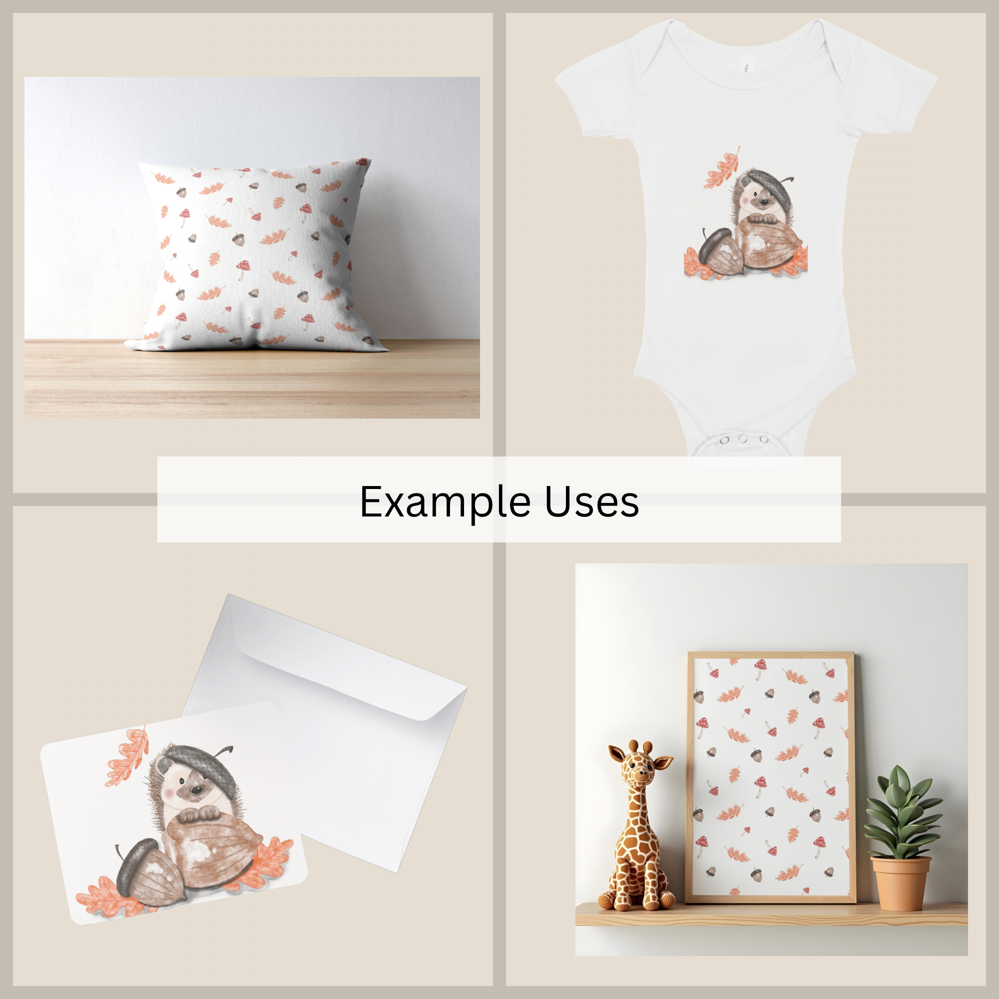 Woodland Hedgehog Illustration - 3.png