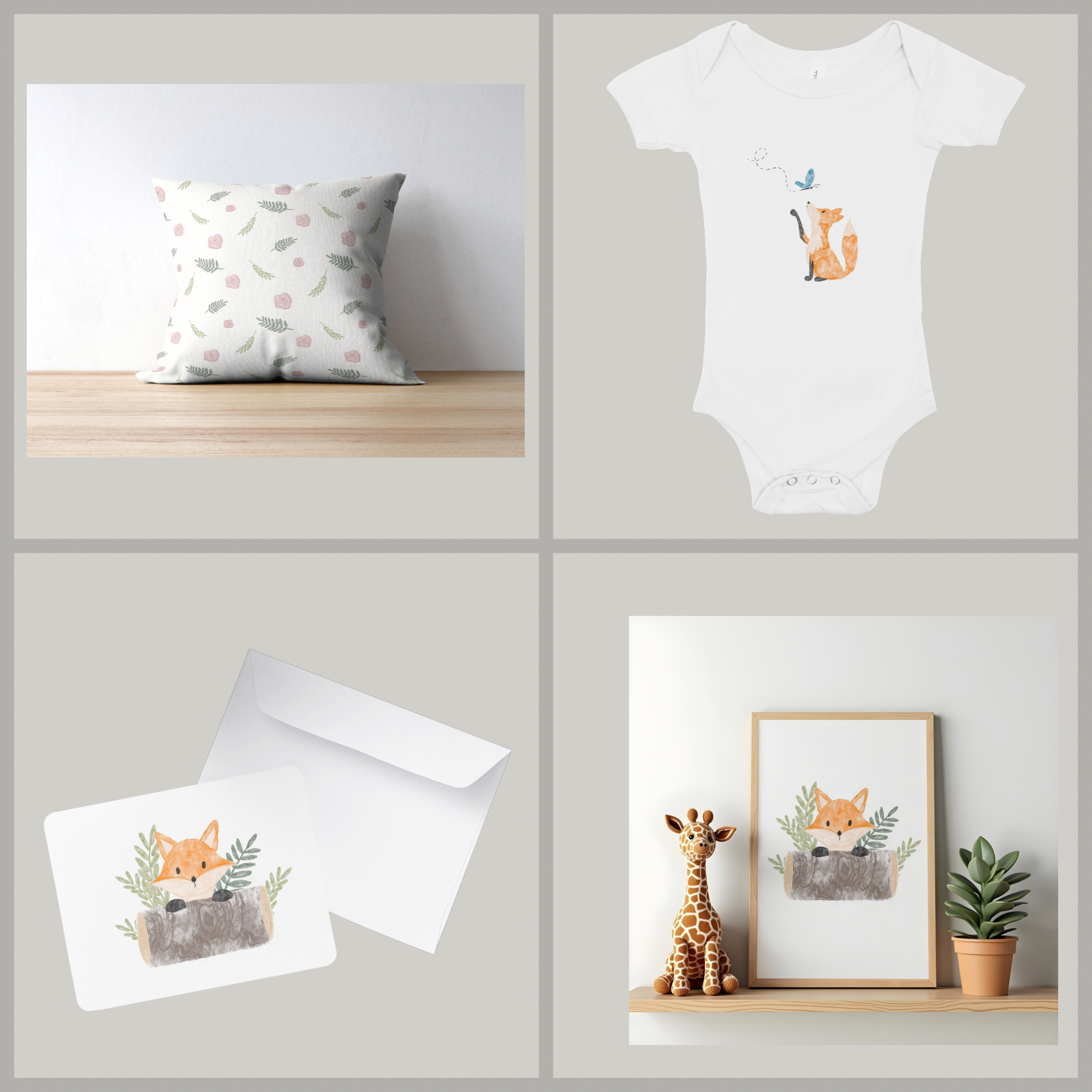 Woodland Fox Illustration Collection - 4.png