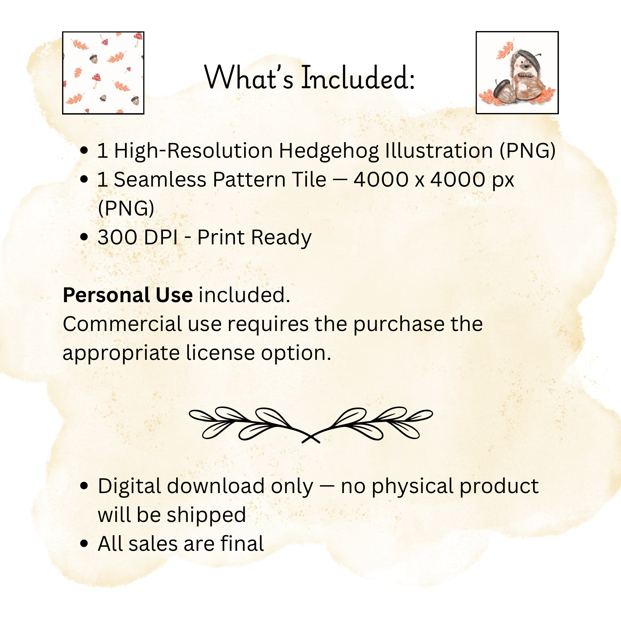 Woodland Hedgehog Illustration - 4.png