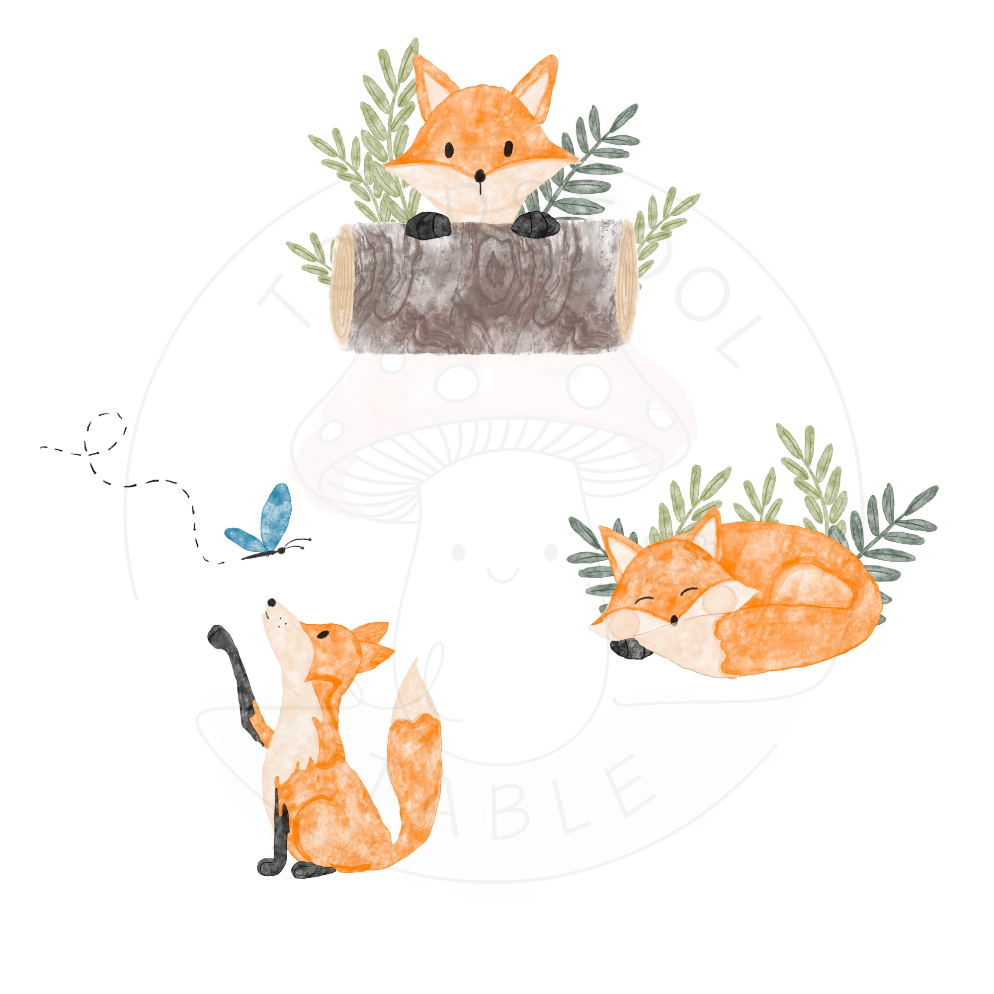 Woodland Fox Illustration Collection - 2.png