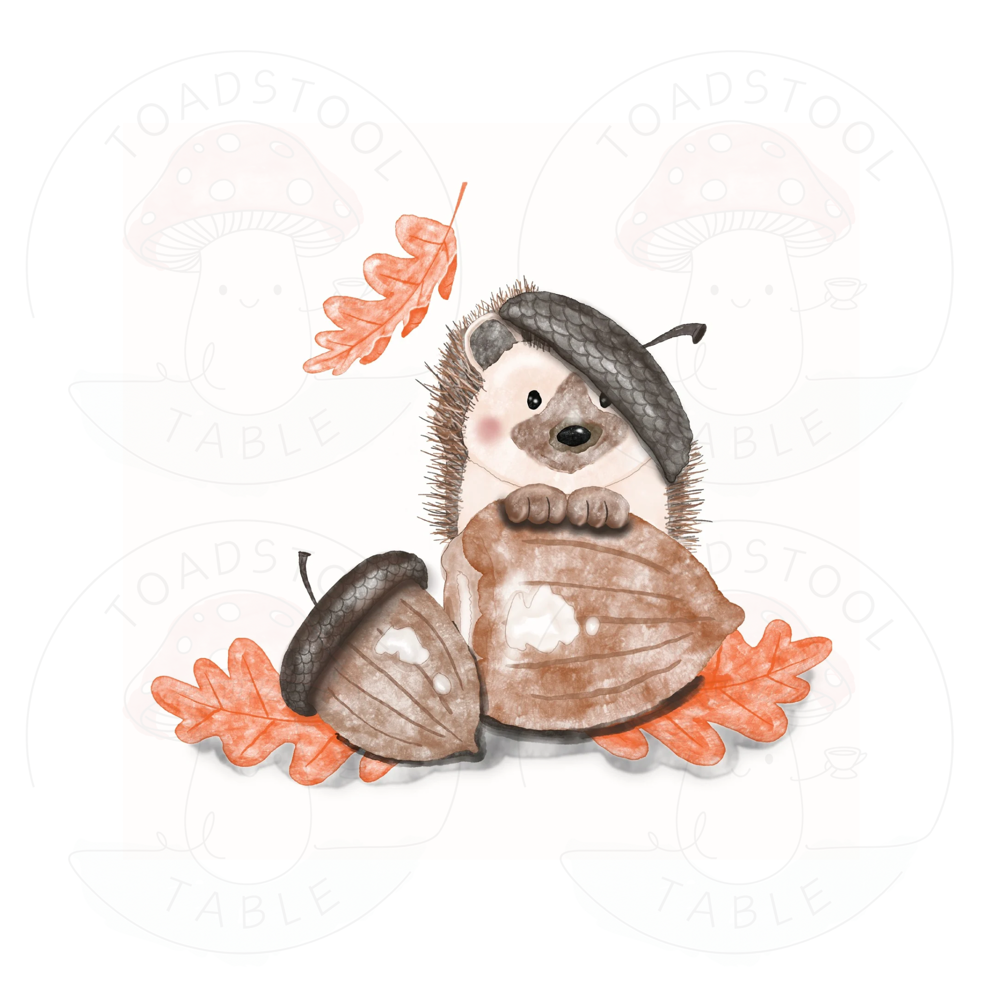 Woodland Hedgehog Illustration - 1.png