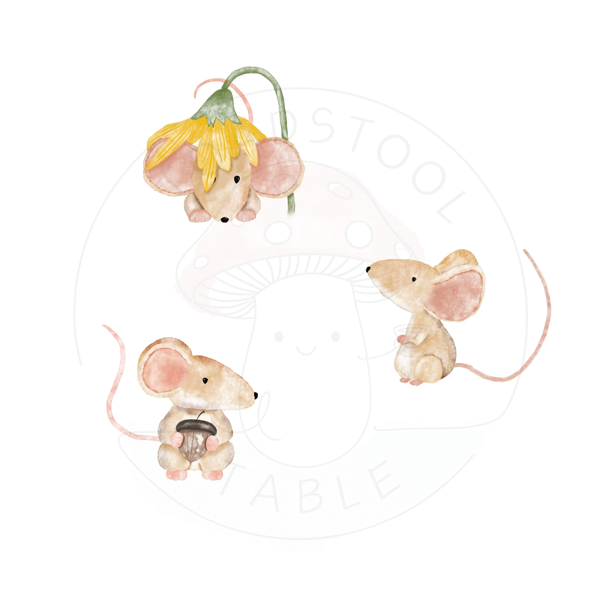 Woodland Mice Illustration Collection - 2.png