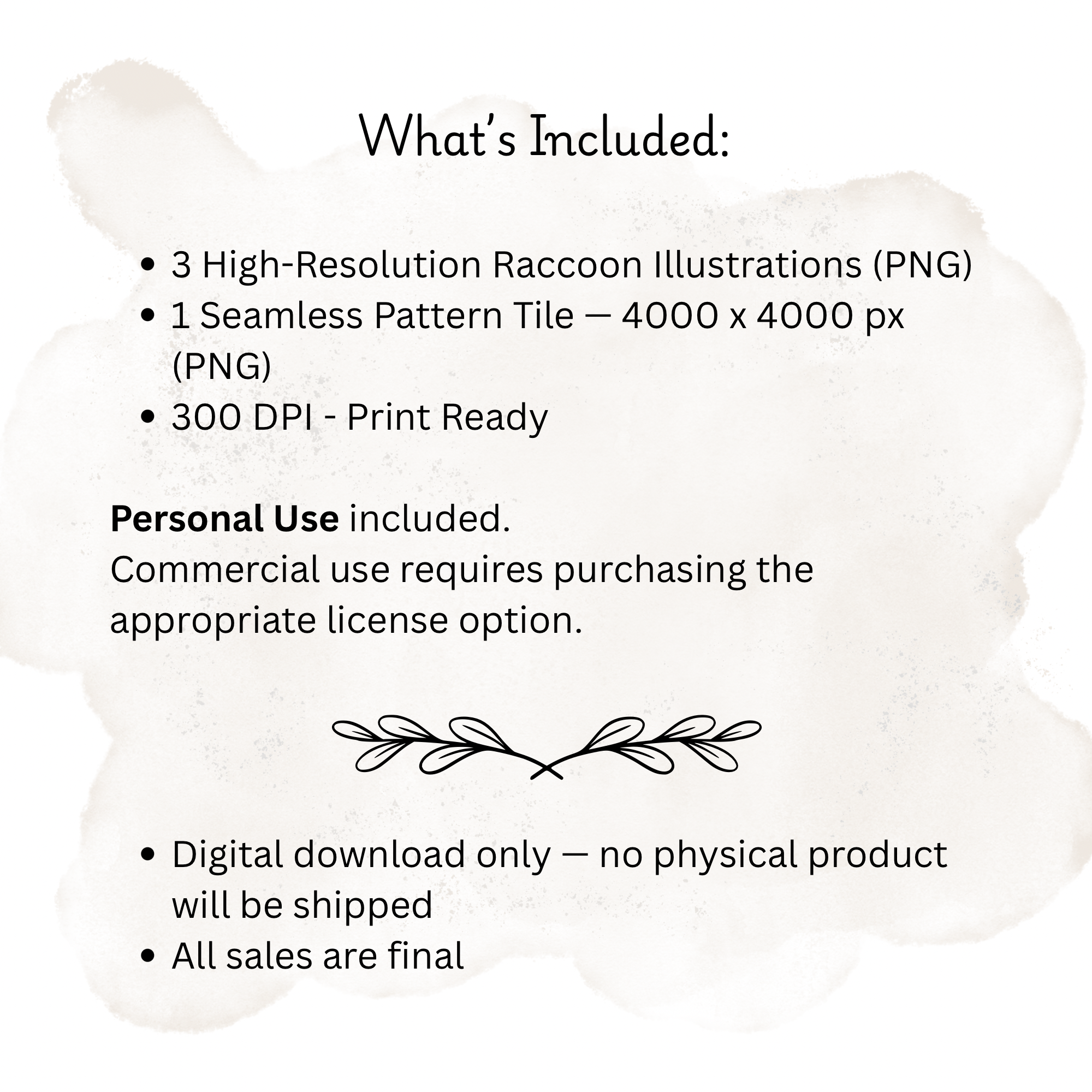 Woodland Raccoon Illustration Collection - 5.png