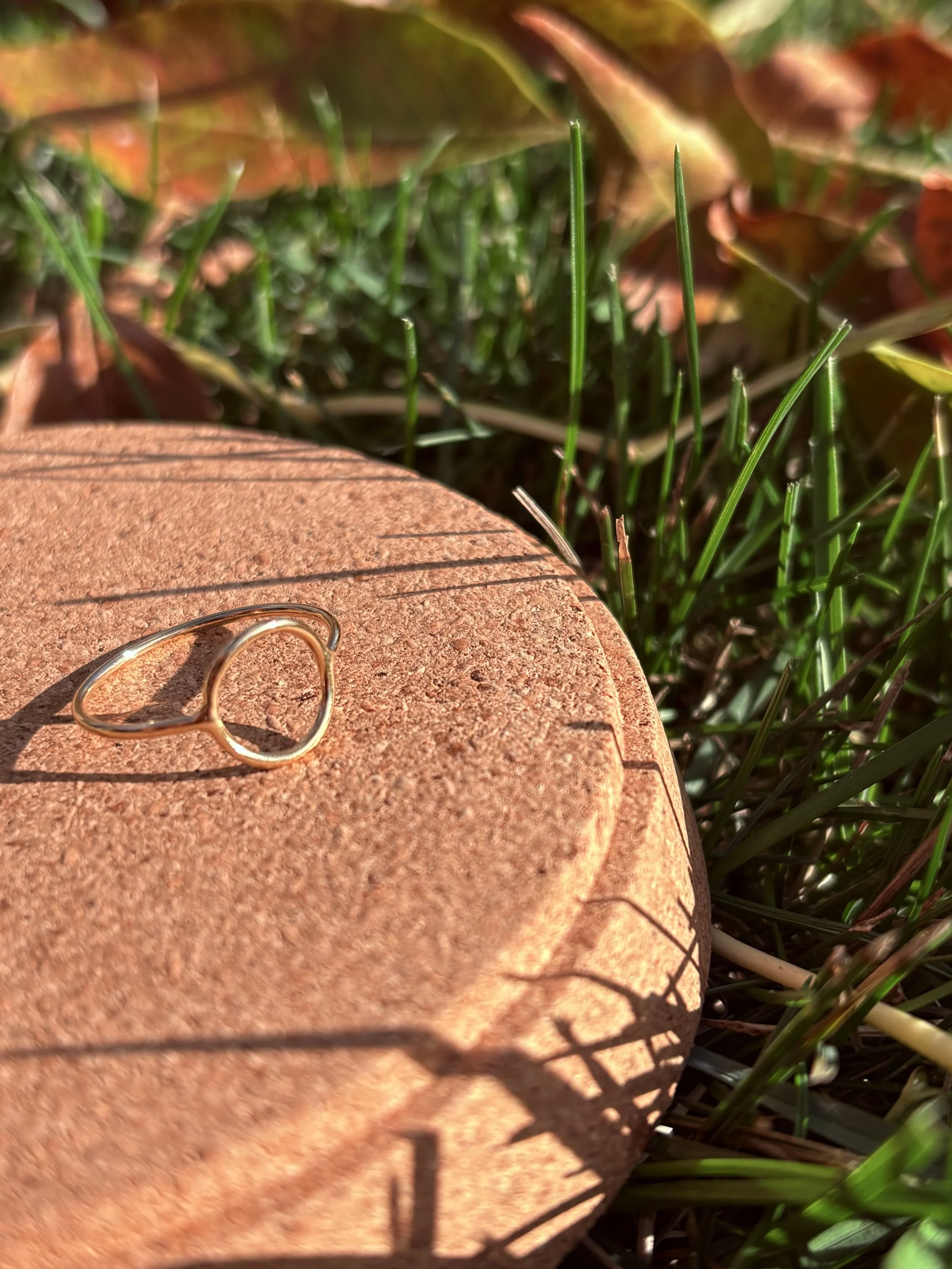 Saturn Ring - 14K Gold Filled and .925 Sterling Silver