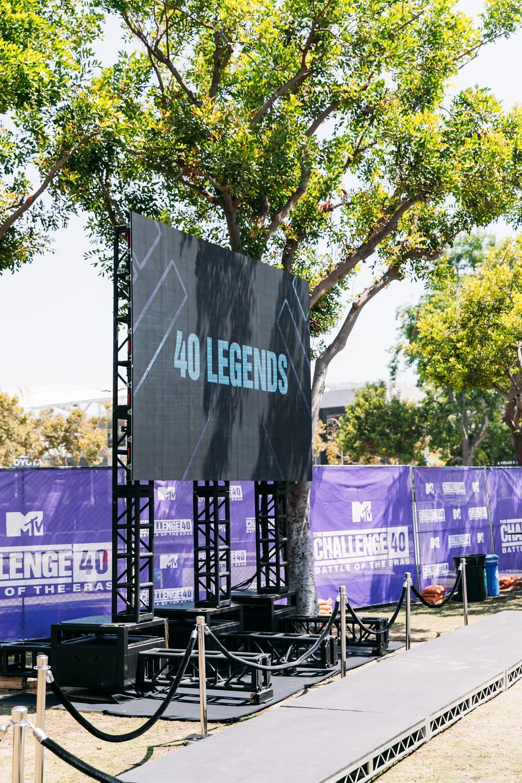 MTV Challenge Event
Production: AGENC,
Technical Production: Shift4Projects - 
Provided LED wall services.
Location: LA Coliseum — Los Angeles