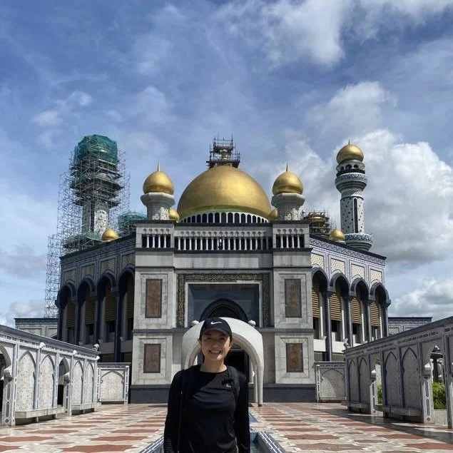 Jame' Asr Hassanil Bolkiah Mosque in Bandar Seri Begawan, Brunei in 2022