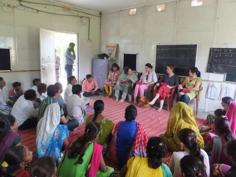  Focus group discussion with community members and young people in Gujarat, India in 2014 