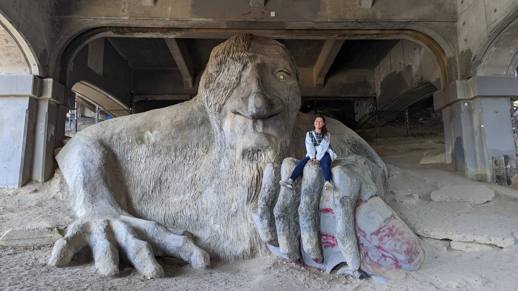  Fremont Troll under the bridge and first time in Seattle, October 2022 
