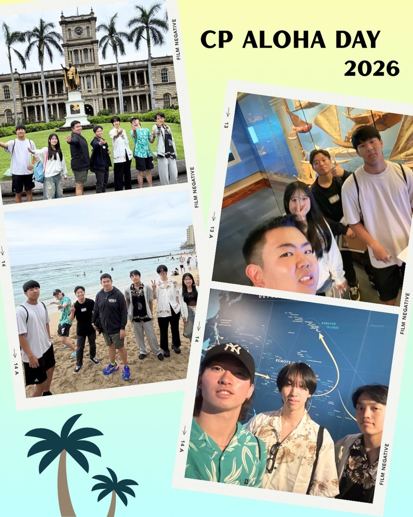 🌴 CP ALOHA DAY 🌴

The group visited Bishop Museum, the King Kamehameha Statue, and Waikiki Beach.

#htic #hawaii #college #internationalstudents #fieldtrip