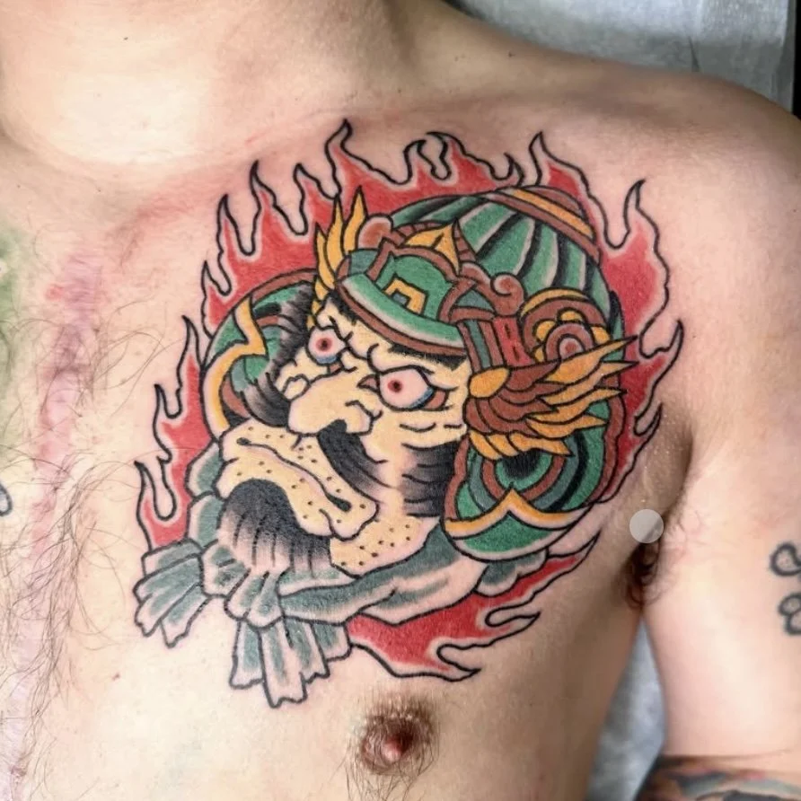 Tattooer in loveland Colorado. Japanese and American traditional tattoos. Walkins alwasy welcome