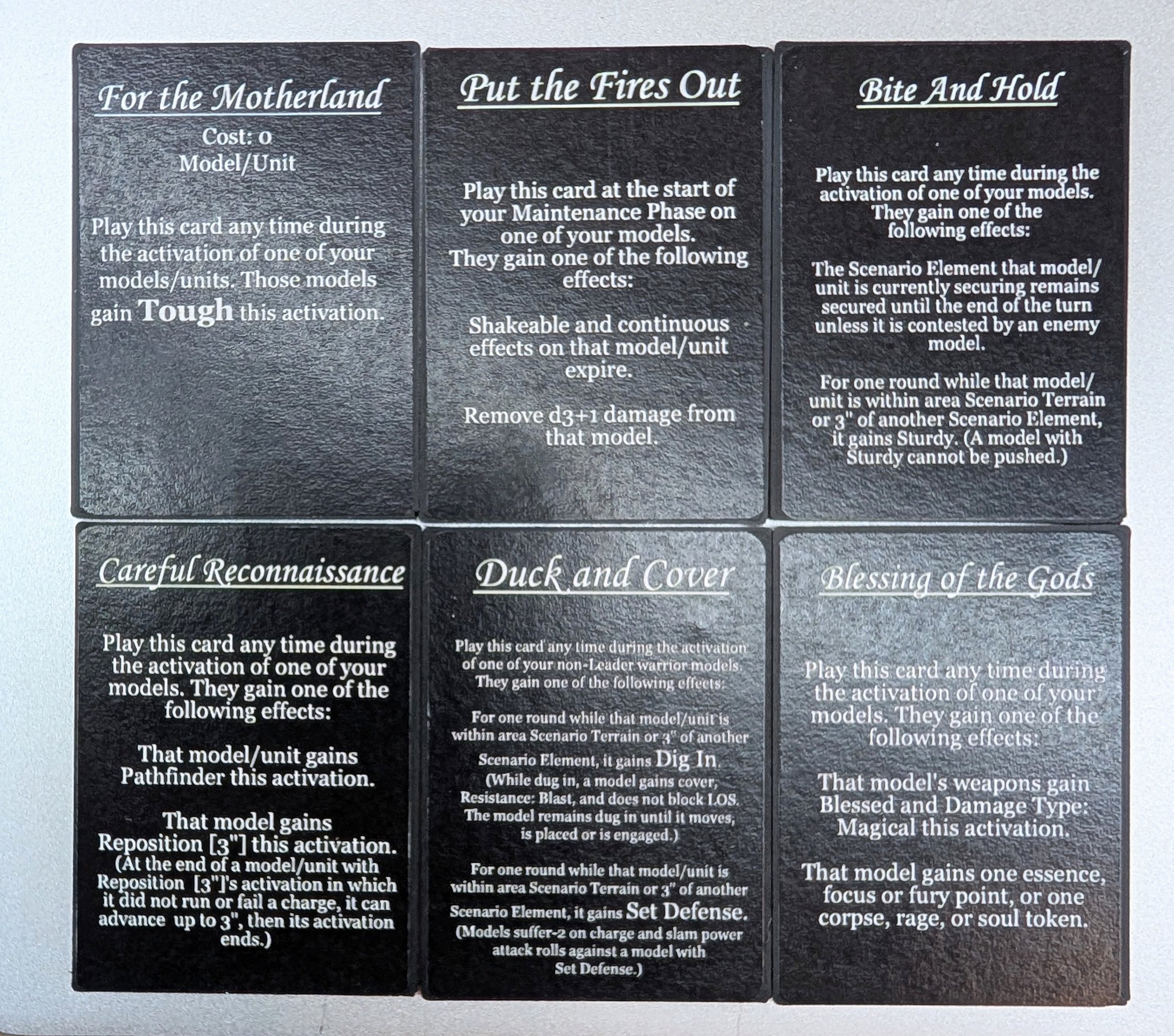 Command Cards
