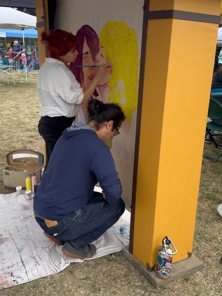 Some of our amazing Live Art demonstrations from @artbytinynightmare and  @_eyegato_  are still happening live right now so come on over and check &lsquo;em out!