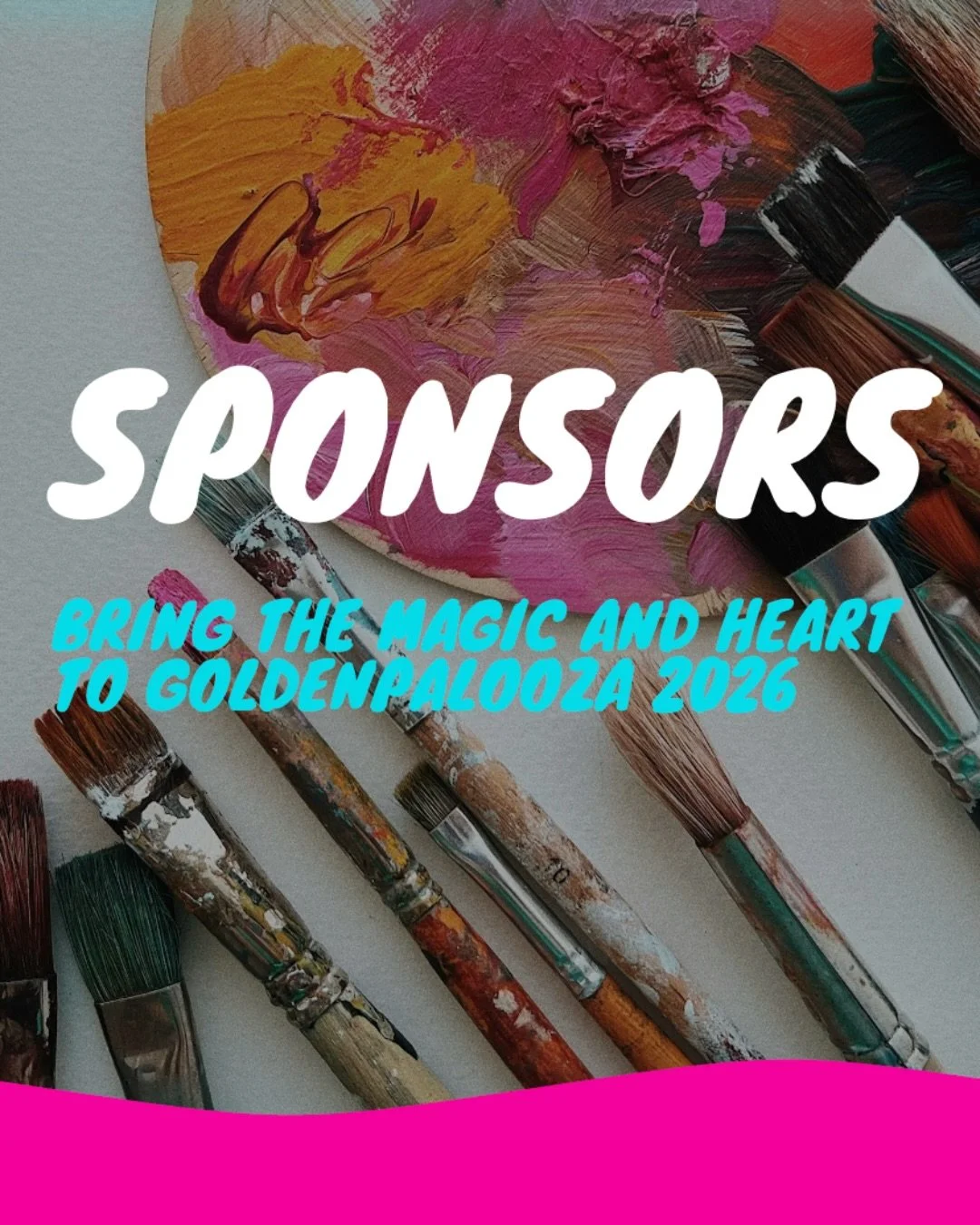 New year. Fresh energy. Goldenpalooza is back.

As we kick off 2026, we&rsquo;re gearing up for another year of music, art, and community - and now&rsquo;s the moment to get involved. Sponsorship opportunities are available now.

Goldenpalooza is a f