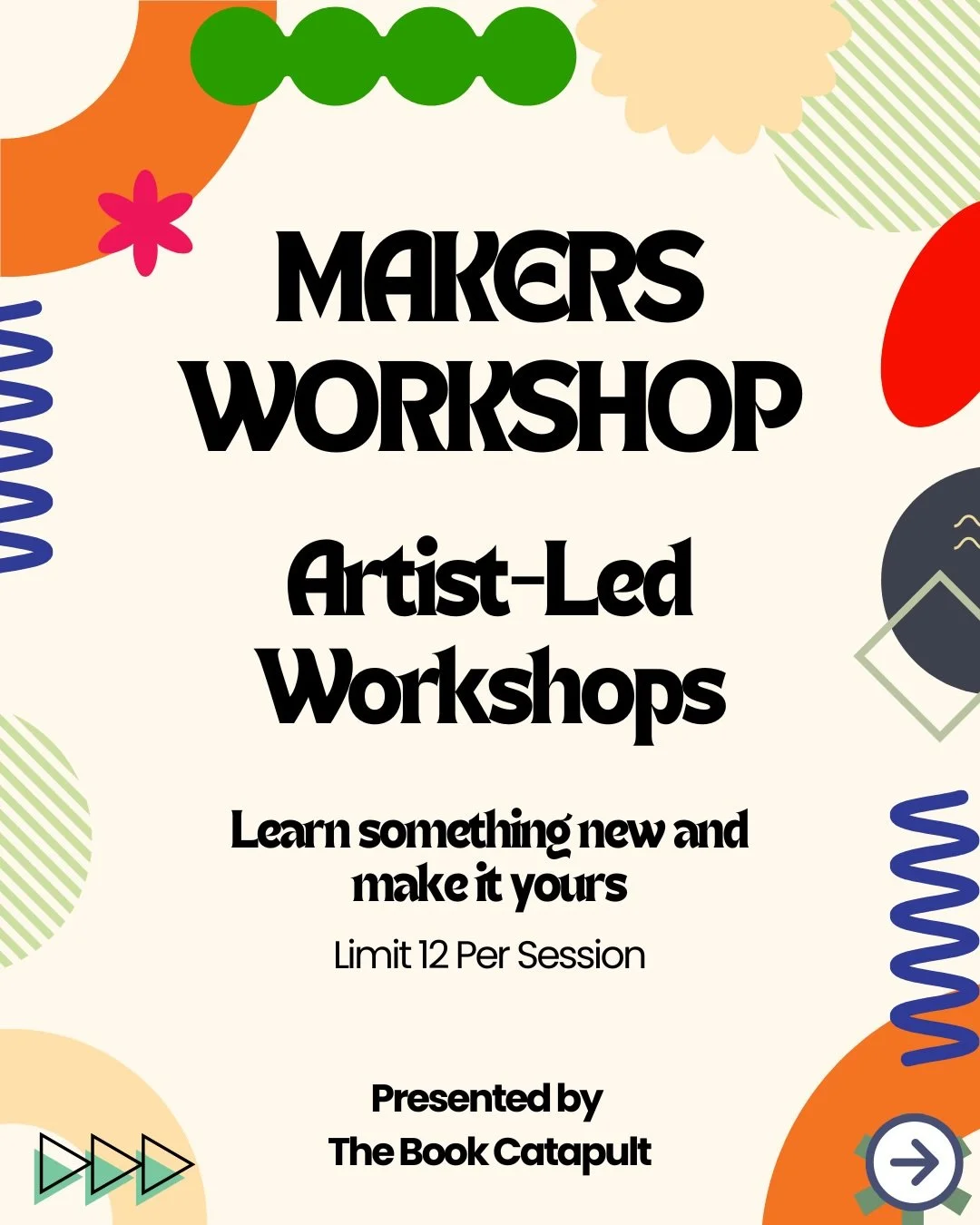 Makers Workshop is new this year 🎨

For the first time, Goldenpalooza is featuring artist-led, hands-on workshops designed for teens, adults, and anyone who wants to create something of their own.

Limit 12 people per session. Sign up at the festiva