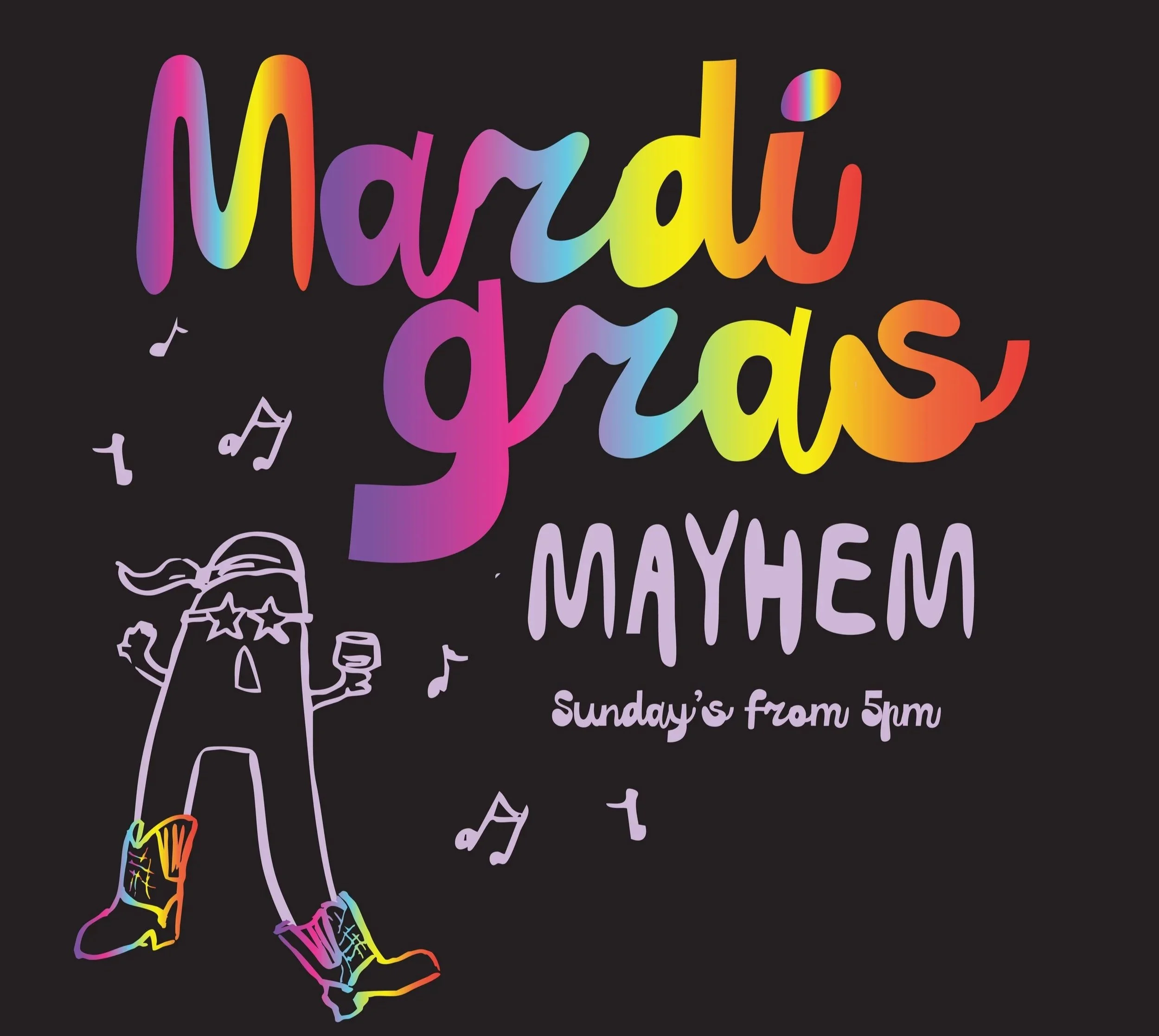 Mardi Gras Mayhem Sundays - feat. The Amazing Mardi Gras Band!