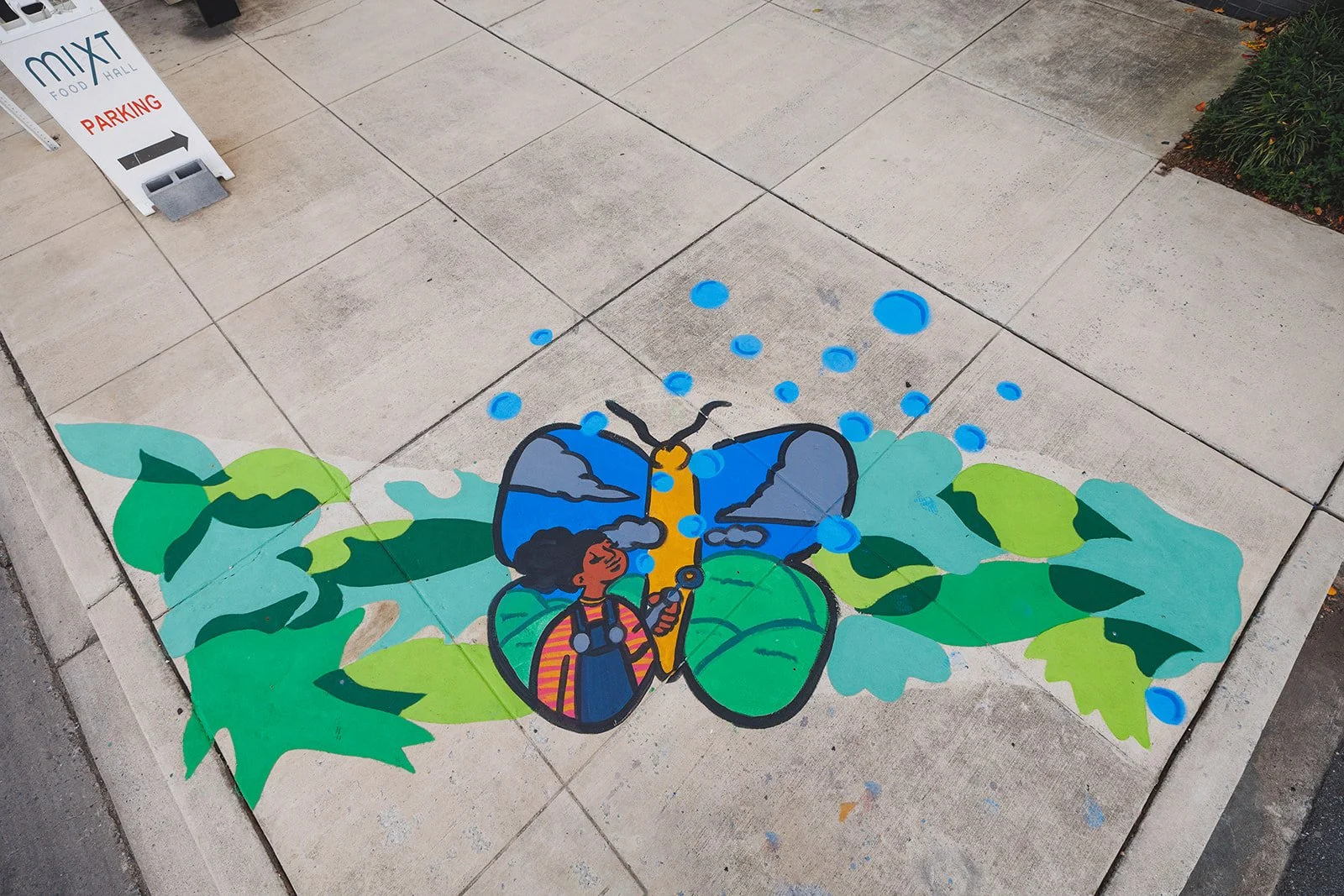 "BRENTWOOD BUS STOP MURAL" IN PARTNERSHIP WITH CHALK RIOT 2025